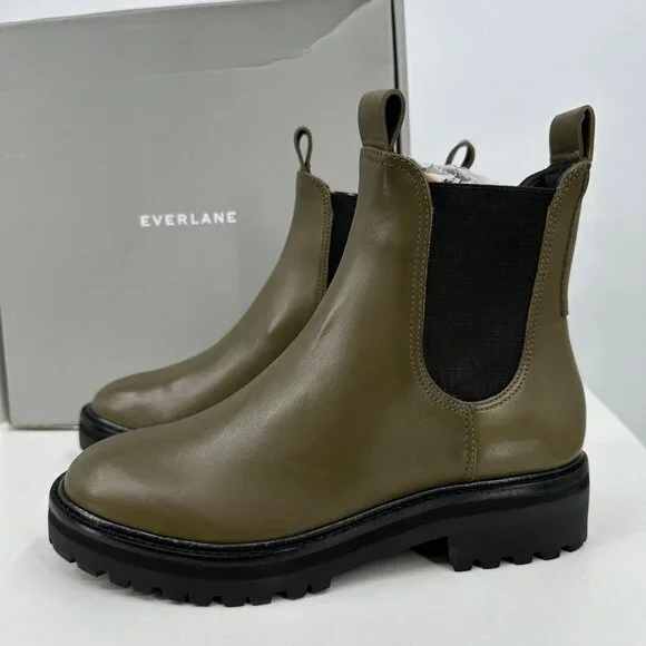Everlane | Shoes | Everlane The Lug Chelsea Boot Beech Green  display picture 1